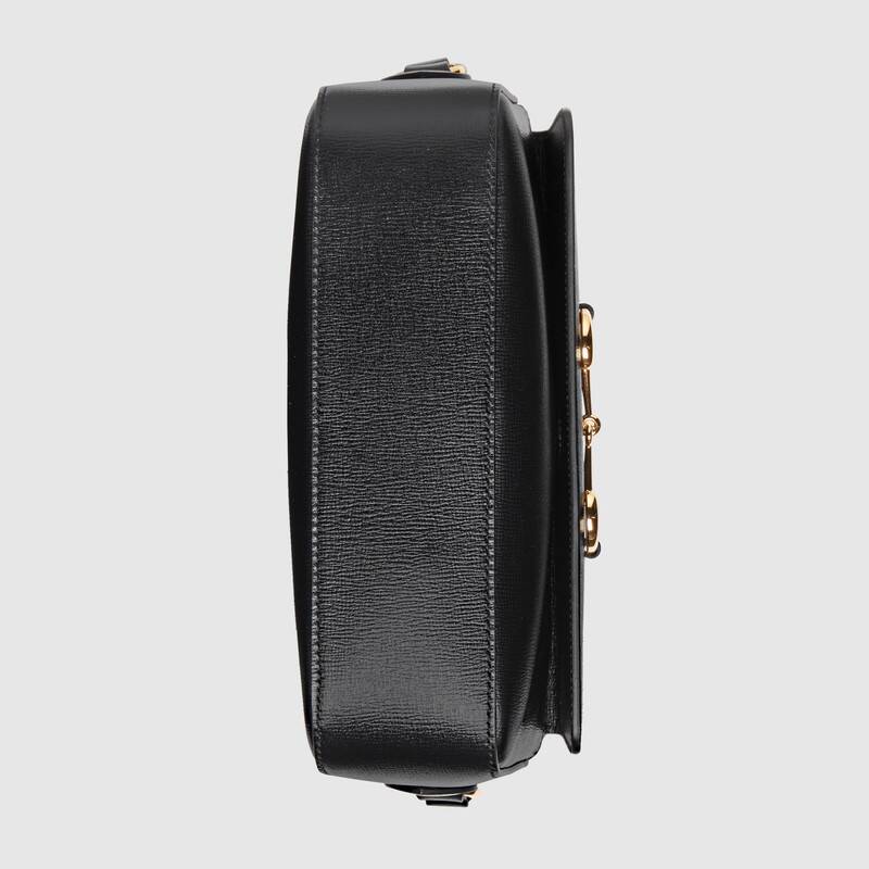 Gucci Horsebit 1955 Small Shoulder Bag 645454 Black